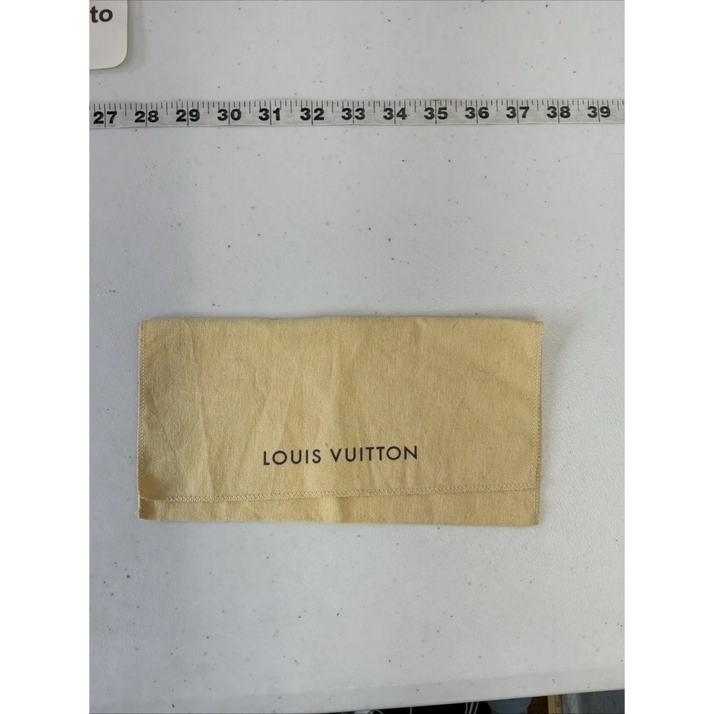 Small Louis Vuitton Dust Cover Bag, Beige 9x5 Envelope Type